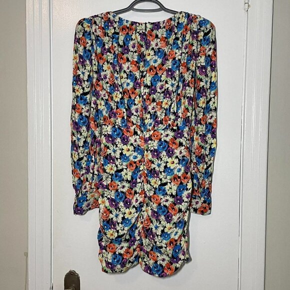 Blogger’s Favourite Zara Multicolored Floral Printed Mini Dress size XS - Picture 10 of 15